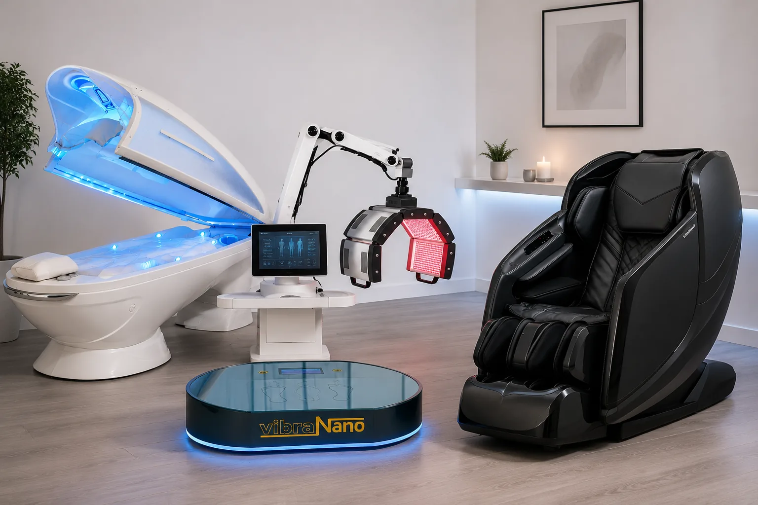 Woman relaxing during a wellness treatment at 33 Tanning and Micro Spa